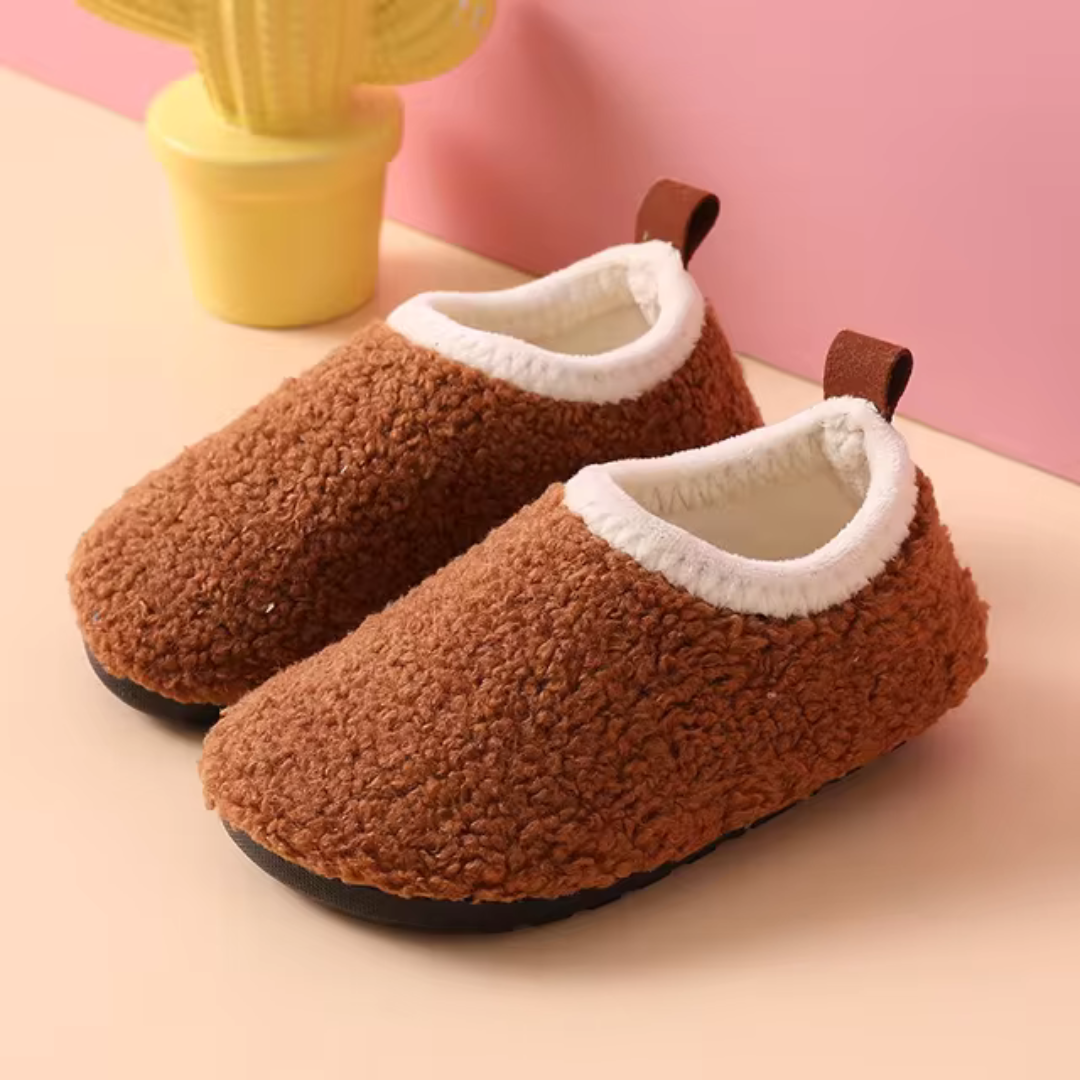 Indoor Baby Slippers | Soft Plush Lined Comfort