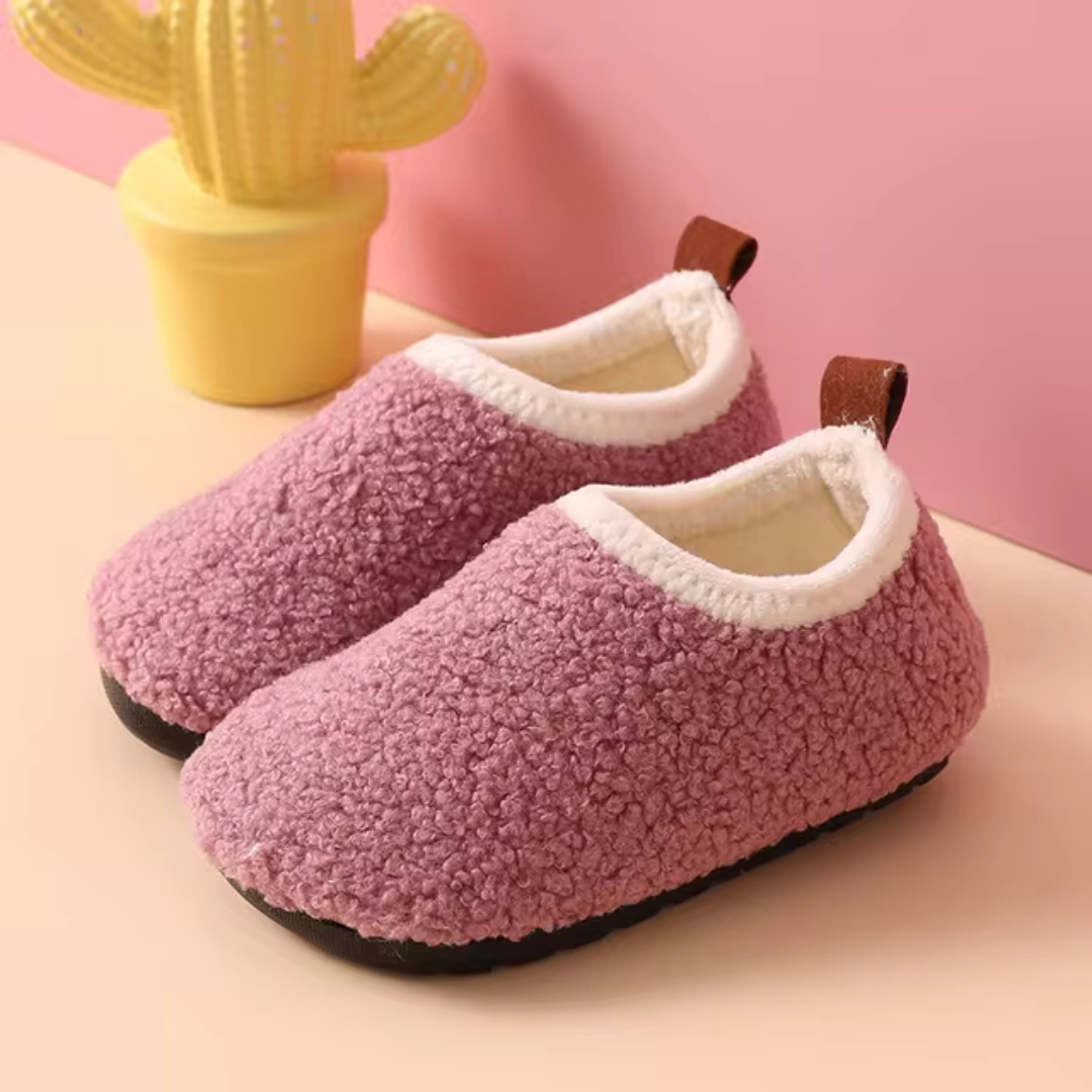 Indoor Baby Slippers | Soft Plush Lined Comfort