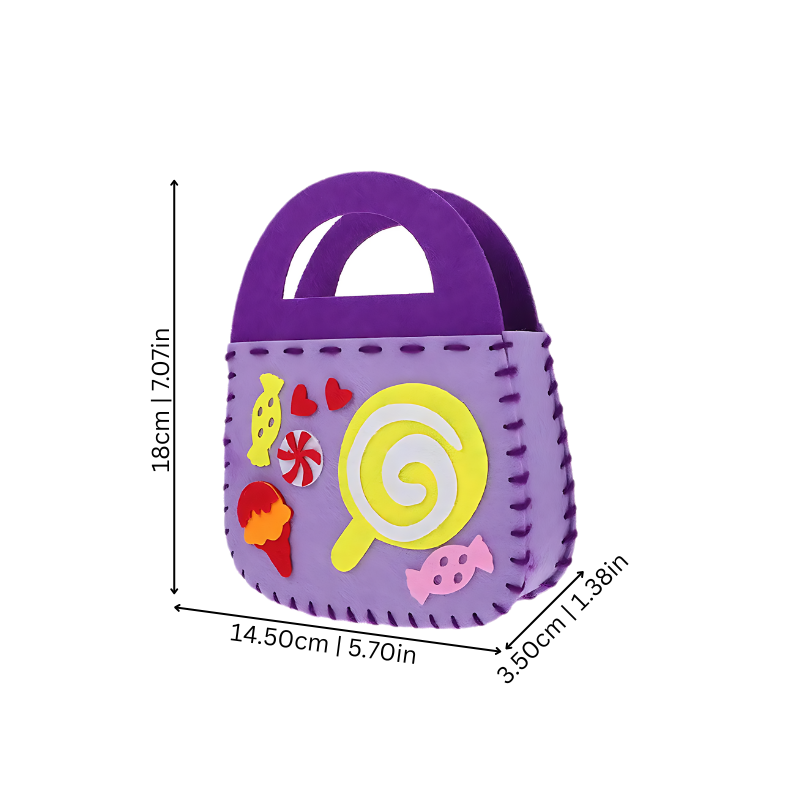 DIY Handbag Sewing Kit | Stimulates Creativity and Fine Motor Skills