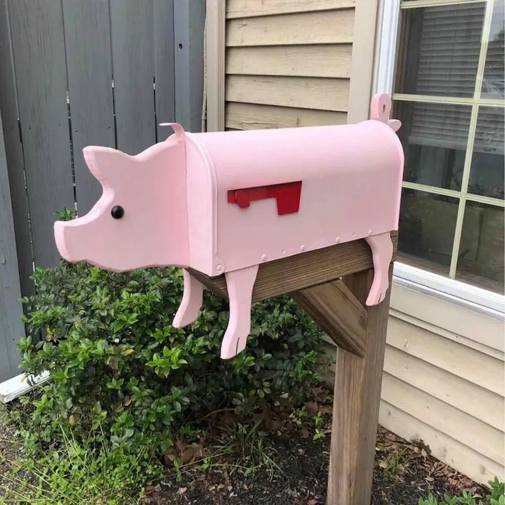 Animal Mailbox Sculpture | Handcrafted, Weatherproof Outdoor Décor
