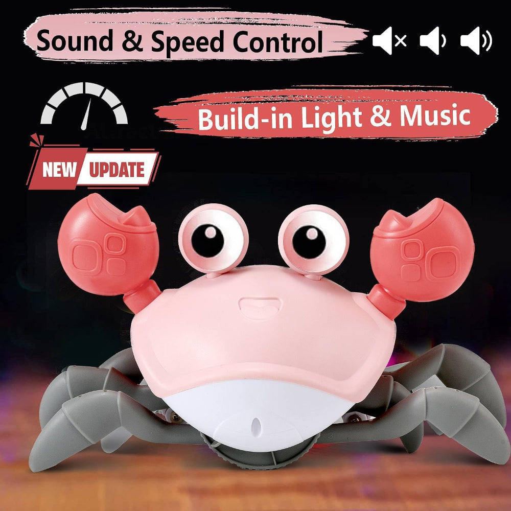 Crawling Crab Baby Toy | Interactive Music and Lights
