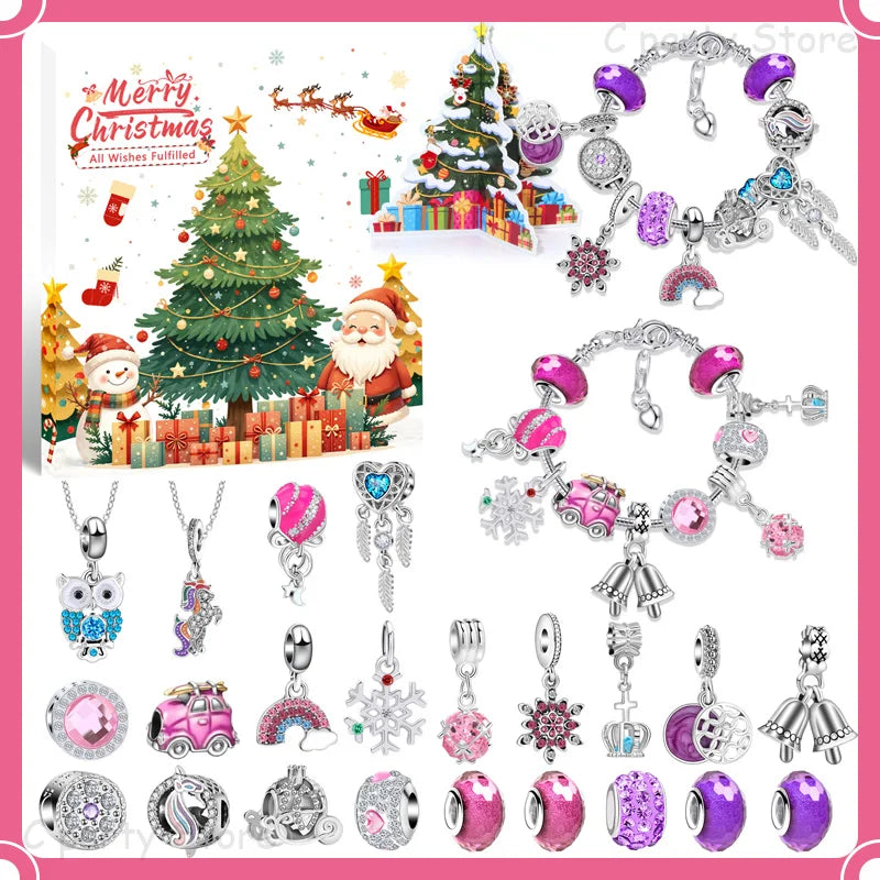 Children's Christmas Bracelet Kit | Colorful Countdown to Holiday Magic
