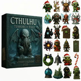 Halloween Acrylic Advent Calendar | 24 Spooky Ornaments for Decor