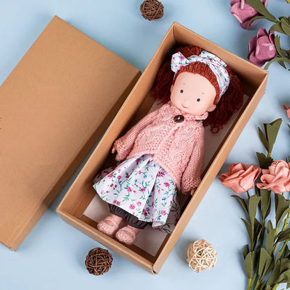 Plush Dress-Up Doll | Soft Cuddly Body with Accessories