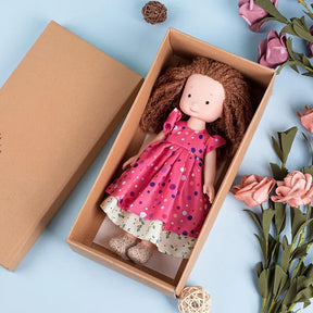 Plush Dress-Up Doll | Soft Cuddly Body with Accessories