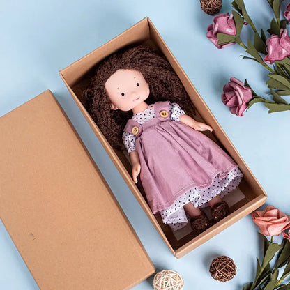 Plush Dress-Up Doll | Soft Cuddly Body with Accessories