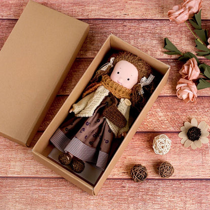 Plush Dress-Up Doll | Soft Cuddly Body with Accessories