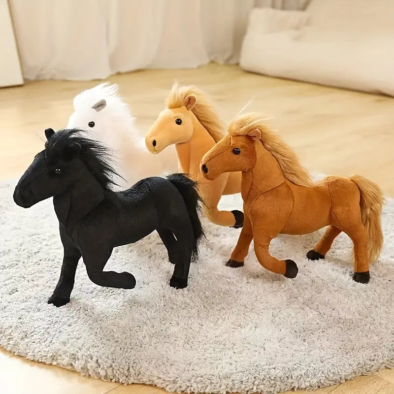 Cuddly Horse Plush Toy | Soft, Realistic, Perfect for Hugs