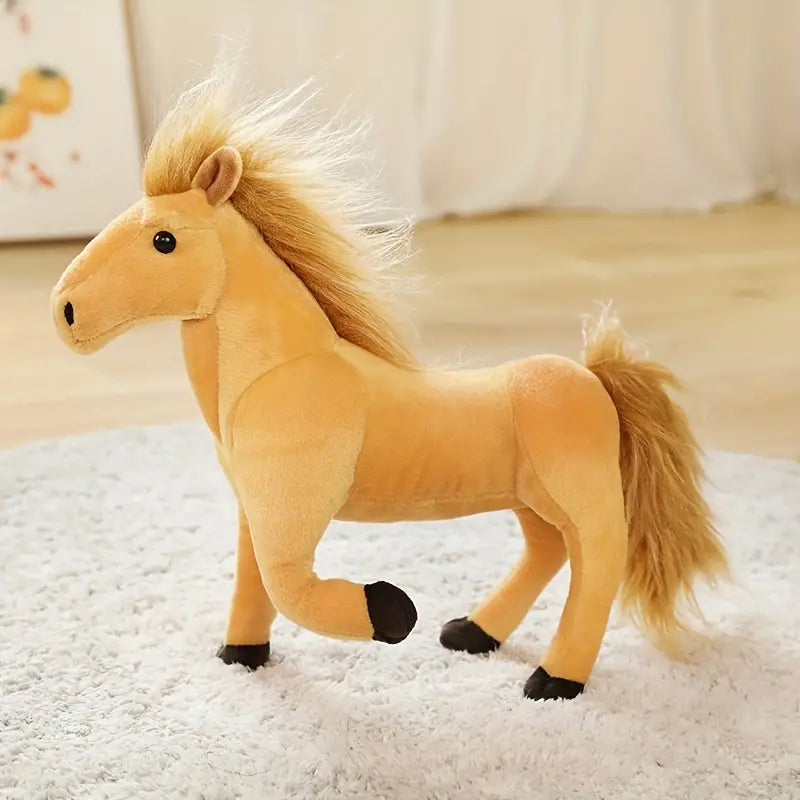 Cuddly Horse Plush Toy | Soft, Realistic, Perfect for Hugs