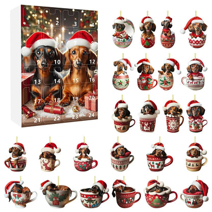 Dachshund Advent Calendar | Festive Countdown with 24 Surprises