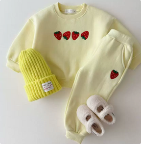 Strawberry Print Sweater | Comfy 100% Cotton Casual Wear