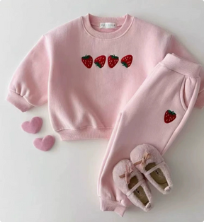 Strawberry Print Sweater | Comfy 100% Cotton Casual Wear