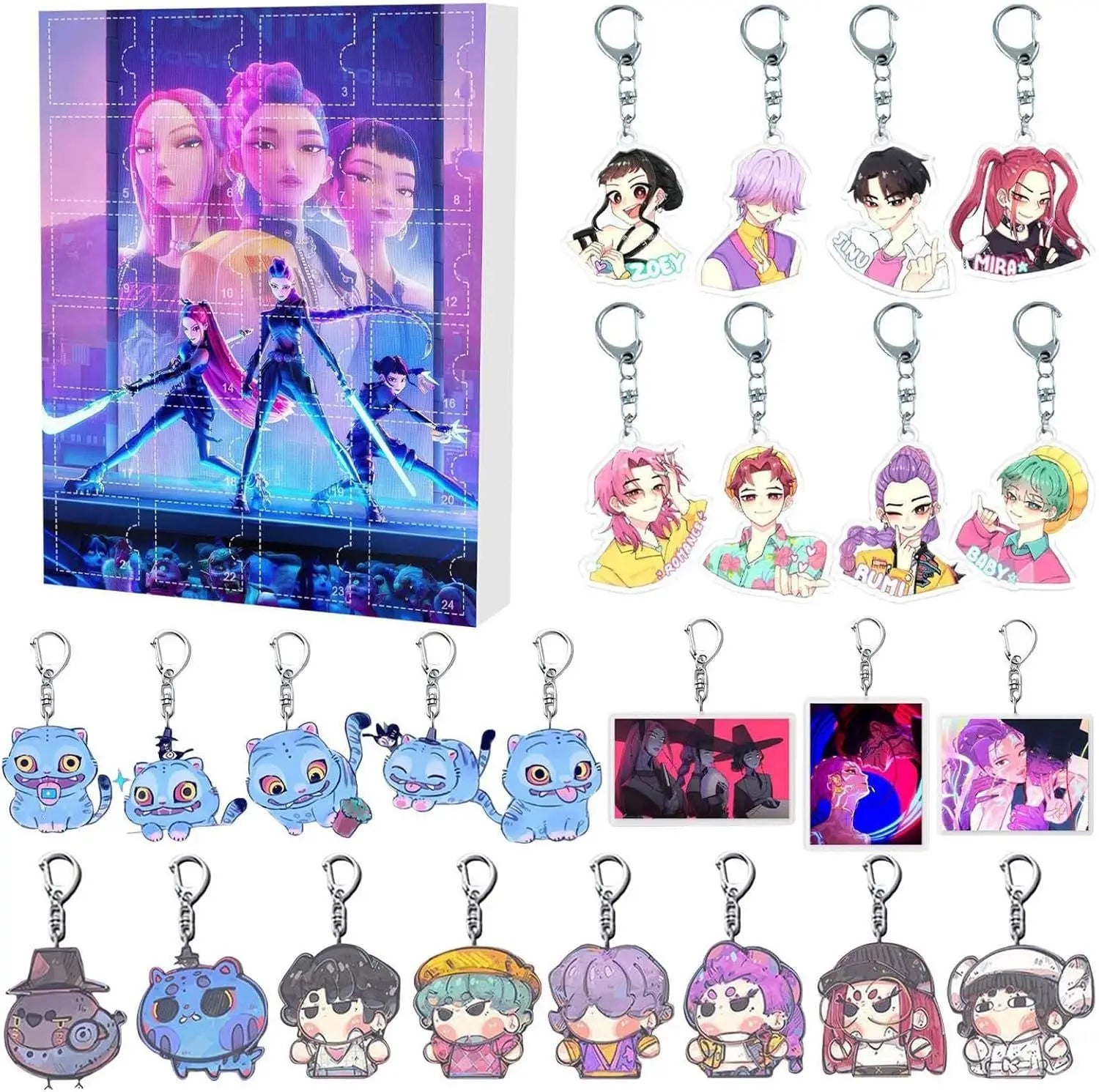 K-Pop Advent Calendar | 24 Exclusive Demon Keychains