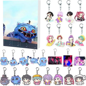 K-Pop Advent Calendar | 24 Exclusive Demon Keychains