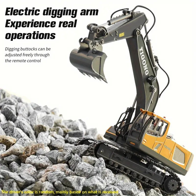 RC Excavator Toy | 11 Functions for Realistic Play