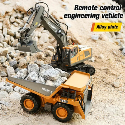 RC Excavator Toy | 11 Functions for Realistic Play