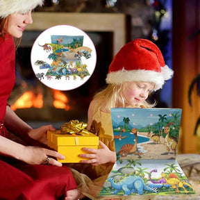 Dinosaur Advent Calendar | Fun Christmas Countdown with Surprises