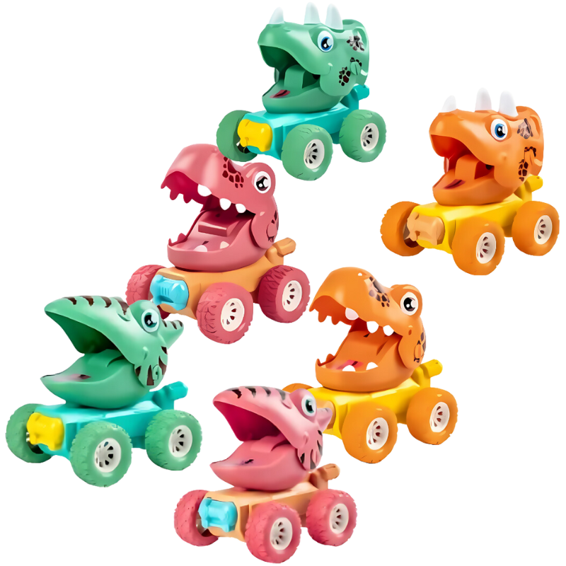 Dinosaur Push Cars for Kids | Fun Motor Skills Development