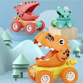 Dinosaur Monster Truck Toy | Realistic Design with Push Mechanism