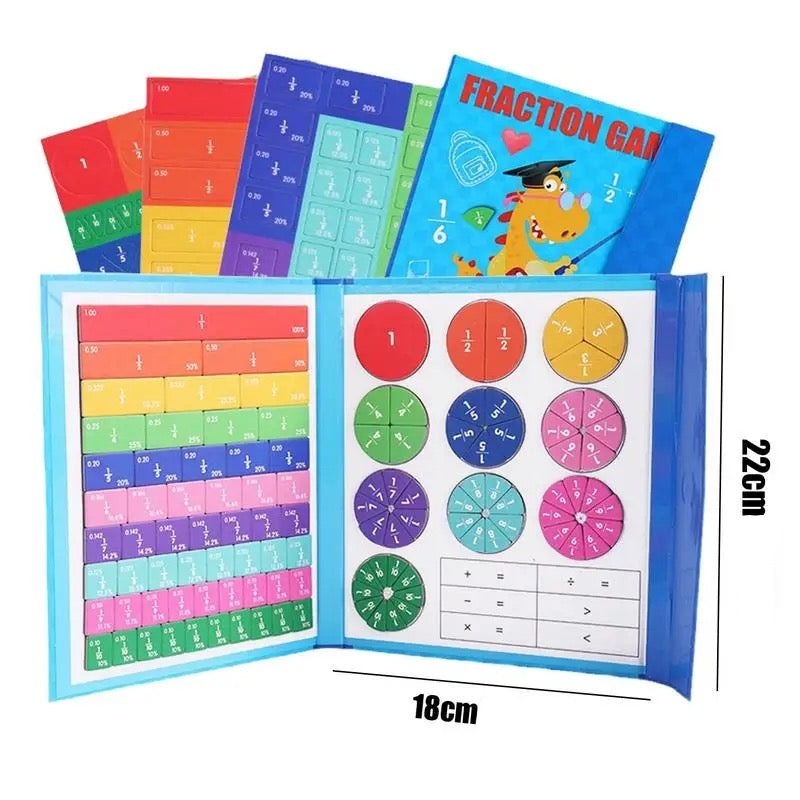 Magnetic Fraction Learning Board | Interactive Math Toy for Kids