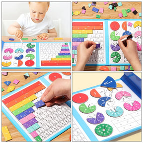 Magnetic Fraction Learning Board | Interactive Math Toy for Kids