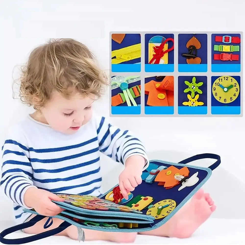 Montessori Learning Book for Toddlers | Develops Fine Motor Skills and Confidence