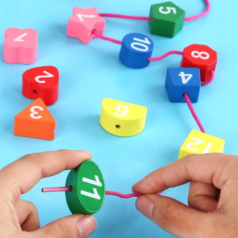 Wooden Clock Learning Toy | Teach Time and Colors Fun