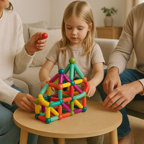 Magnetic Building Sticks | Creative Eco-Friendly Educational Toy