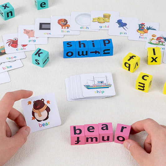 Wooden Letter Blocks Game | Fun English Learning for Kids