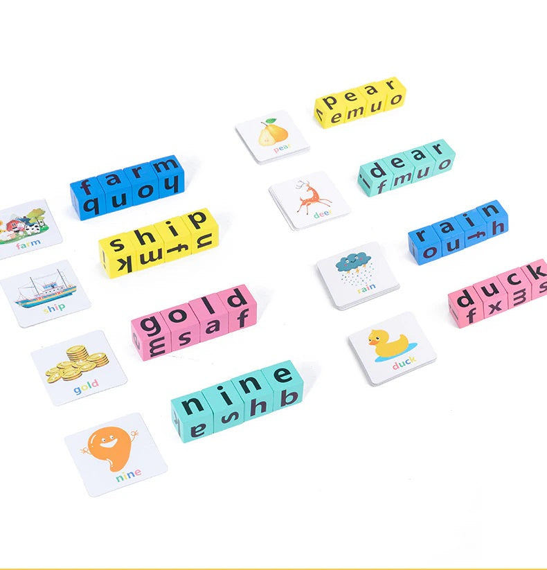 Wooden Letter Blocks Game | Fun English Learning for Kids