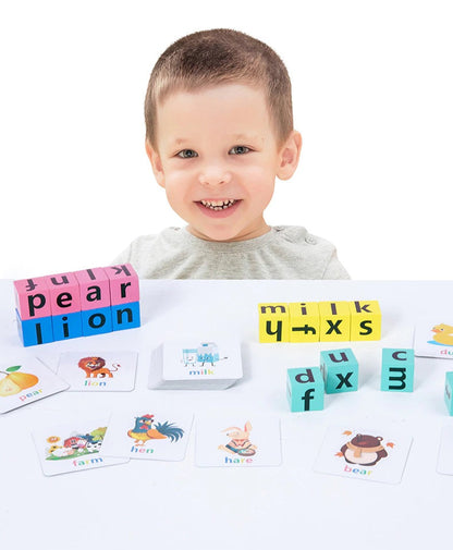 Wooden Letter Blocks Game | Fun English Learning for Kids