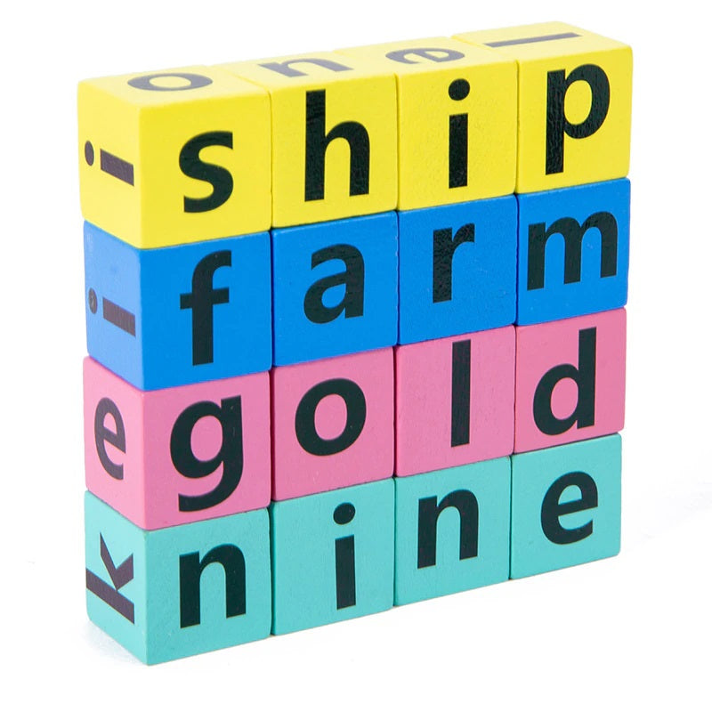Wooden Letter Blocks Game | Fun English Learning for Kids