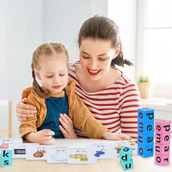 Wooden Letter Blocks Game | Fun English Learning for Kids