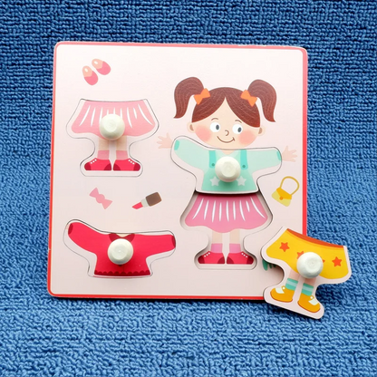 Wooden Fruit Puzzle for Kids | Boosts Cognitive Growth and Fine Motor Skills