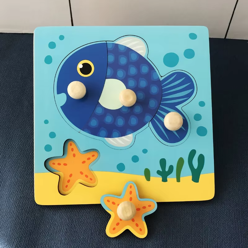 Wooden Fruit Puzzle for Kids | Boosts Cognitive Growth and Fine Motor Skills