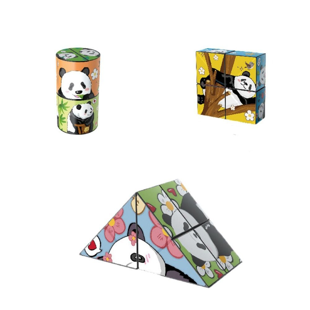Panda Puzzle Cube | Fun and Educational Stress Relief