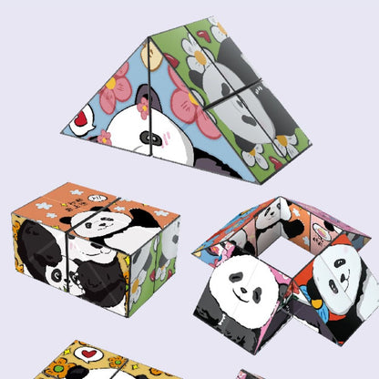 Panda Puzzle Cube | Fun and Educational Stress Relief