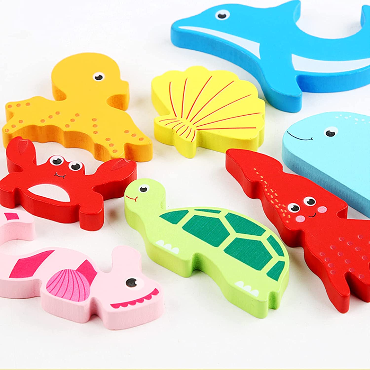 Wooden Shape Puzzle for Kids | Safe Motor Skills Development