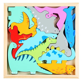 Wooden Shape Puzzle for Kids | Safe Motor Skills Development