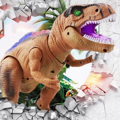 Remote Control Dinosaur Toy | Realistic Walking, Roaring & LED Effects