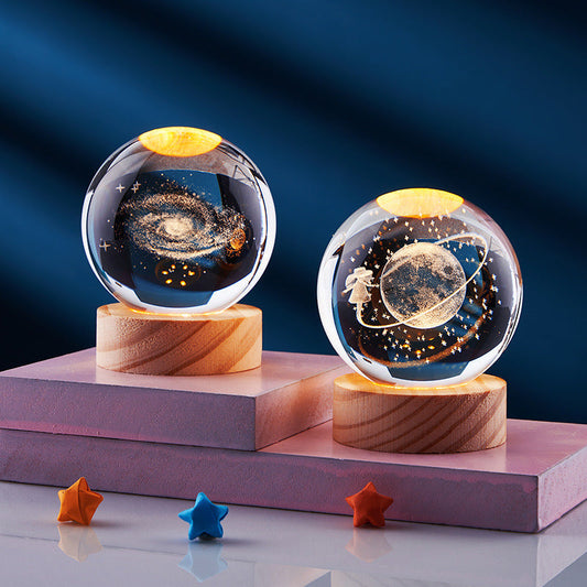 3D Night Lamp | Stylish USB Crystal Lighting