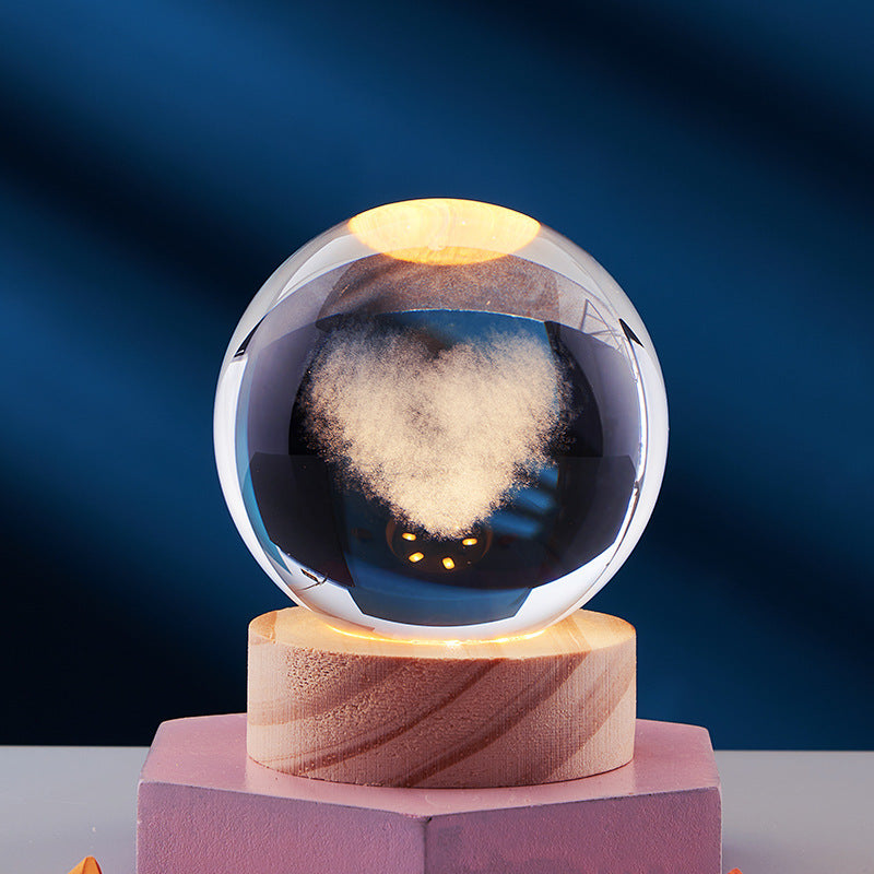 3D Night Lamp | Stylish USB Crystal Lighting