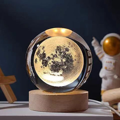 3D Night Lamp | Stylish USB Crystal Lighting