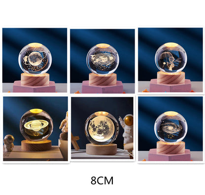 3D Night Lamp | Stylish USB Crystal Lighting