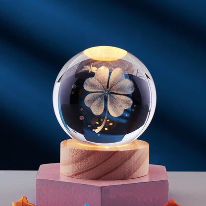 3D Night Lamp | Stylish USB Crystal Lighting