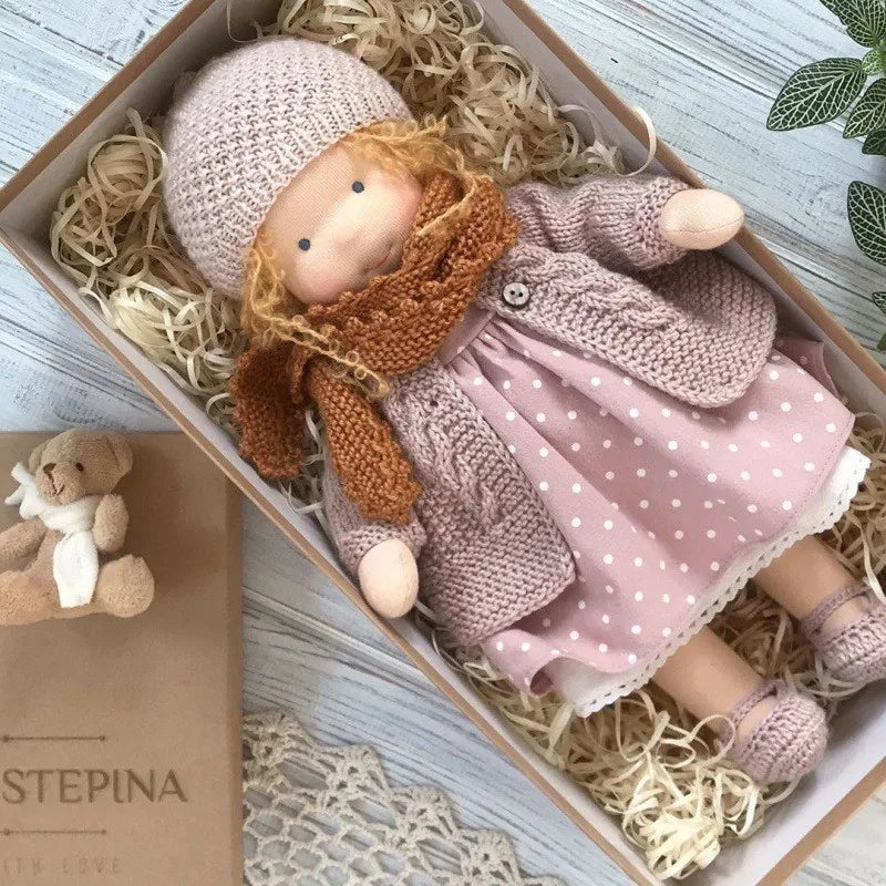 Handmade Cotton Plush Doll | Soft, Safe & Gift-Ready