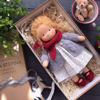 Handmade Cotton Plush Doll | Soft, Safe & Gift-Ready