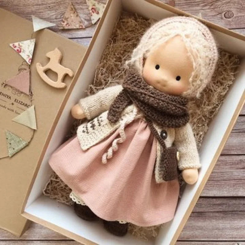Handmade Cotton Plush Doll | Soft, Safe & Gift-Ready