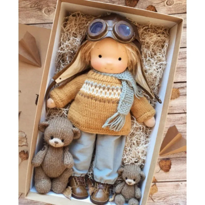 Handmade Cotton Plush Doll | Soft, Safe & Gift-Ready