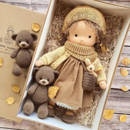 Handmade Cotton Plush Doll | Soft, Safe & Gift-Ready